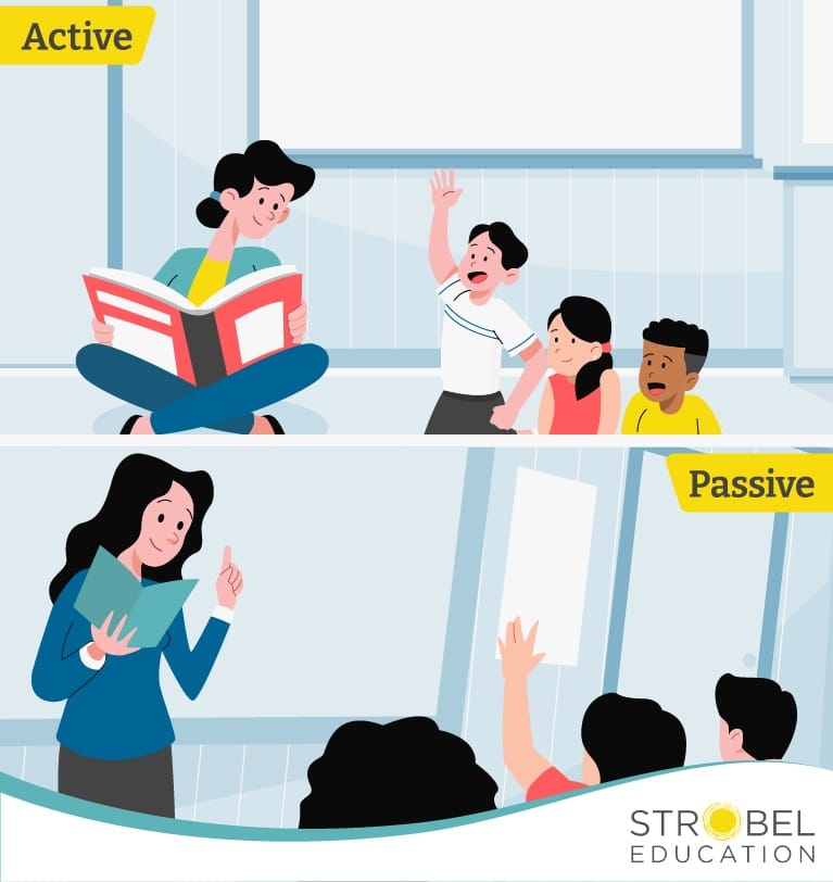 Active learning vs passive learning