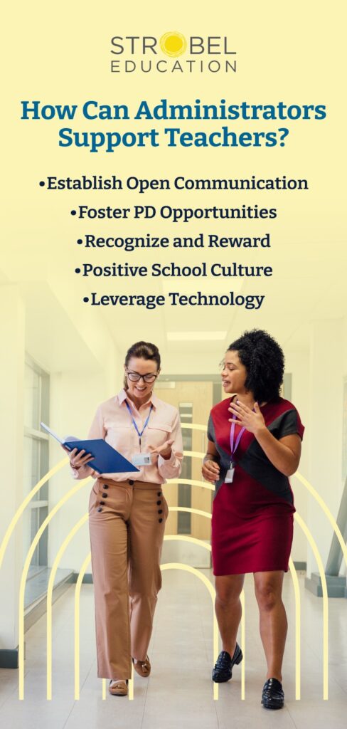 How can administrators support teachers
