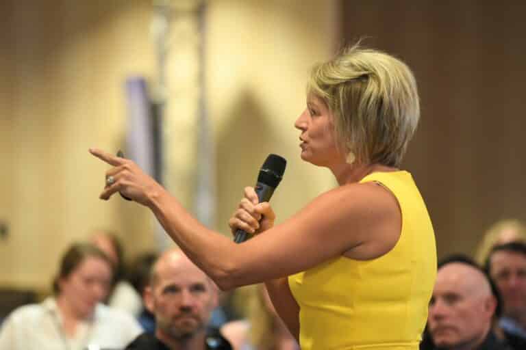 Kim strobel speaking