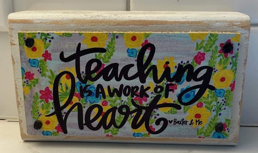 painted teacher appreciation gift