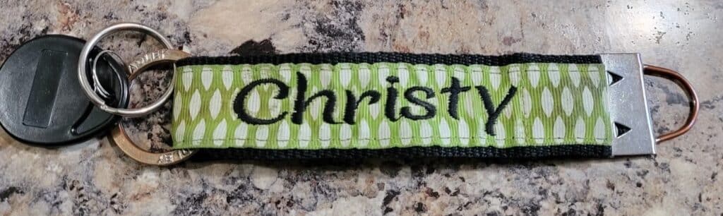 personalized keychain