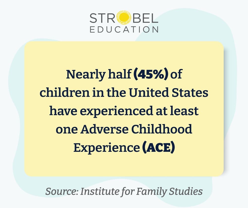 nearly half of children in the US have experienced one adverse childhood experience (ACE)