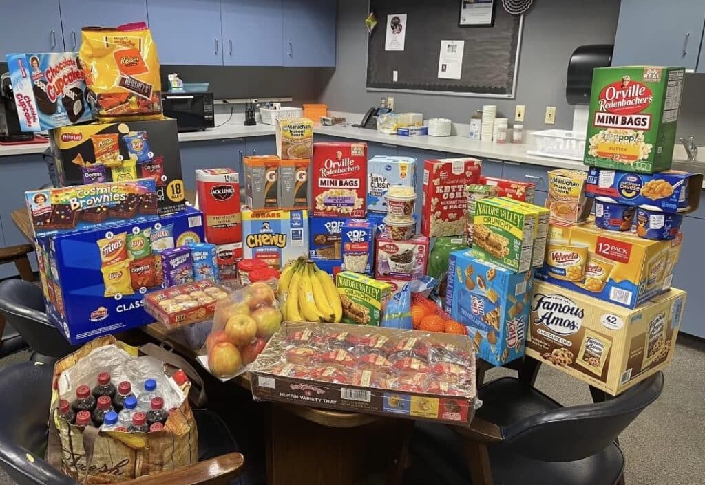 teacher appreciation snacks