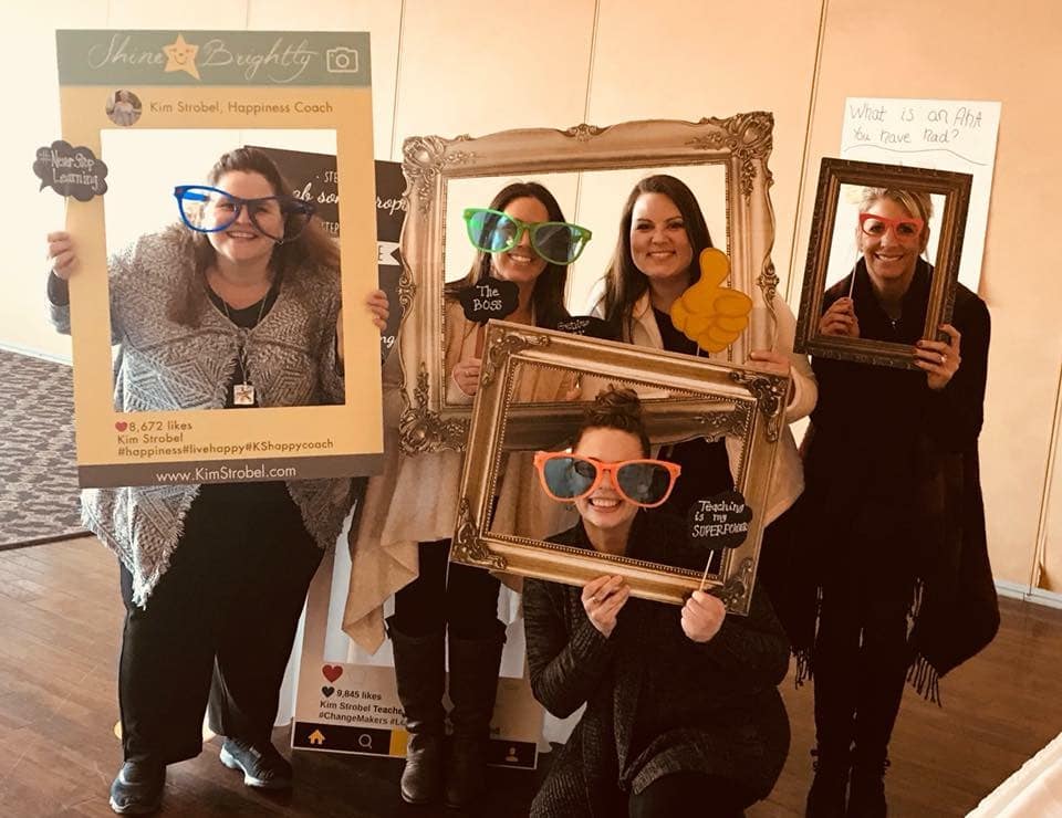 teachers at conference tht Kim Strobel taught at