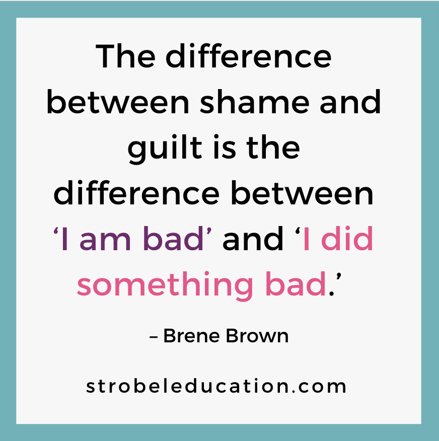 Quotation by Brene Brown.