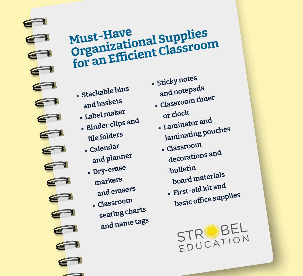 Organizational Tools for a Smooth Classroom Experience