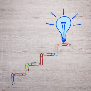 bulb on top of the ladder