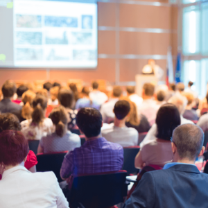 People attending a seminar