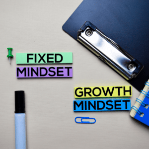 fixed mindset and growth mindset