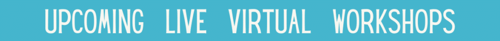 Virtual workshops banner
