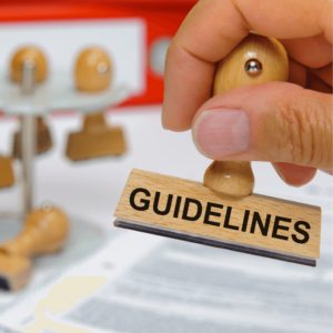 Guidelines stamp