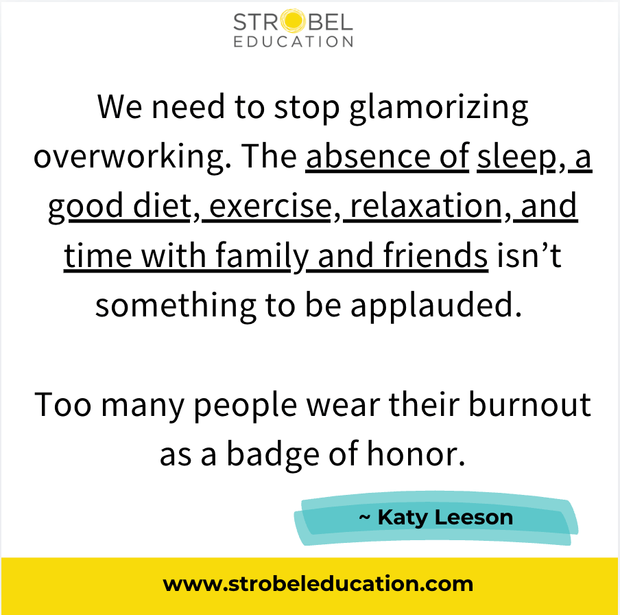 -stop glamorizing overworking-quotation-