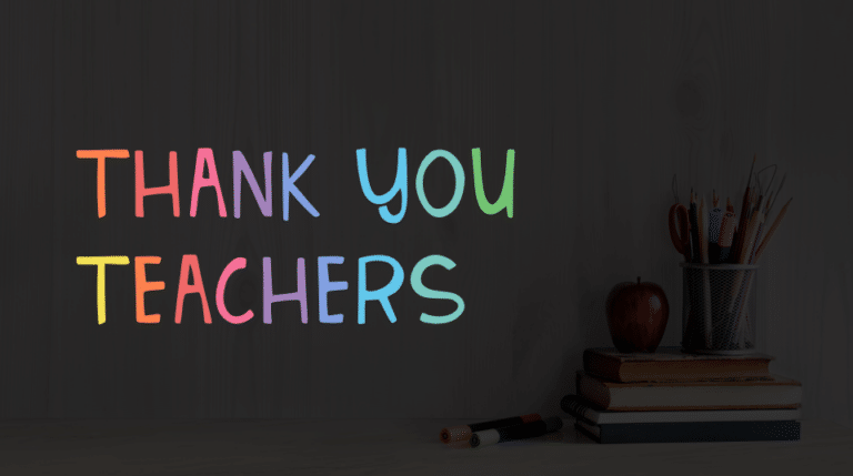 Teacher appreciation - thank you, teachers