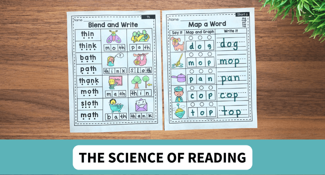 the science of reading materials